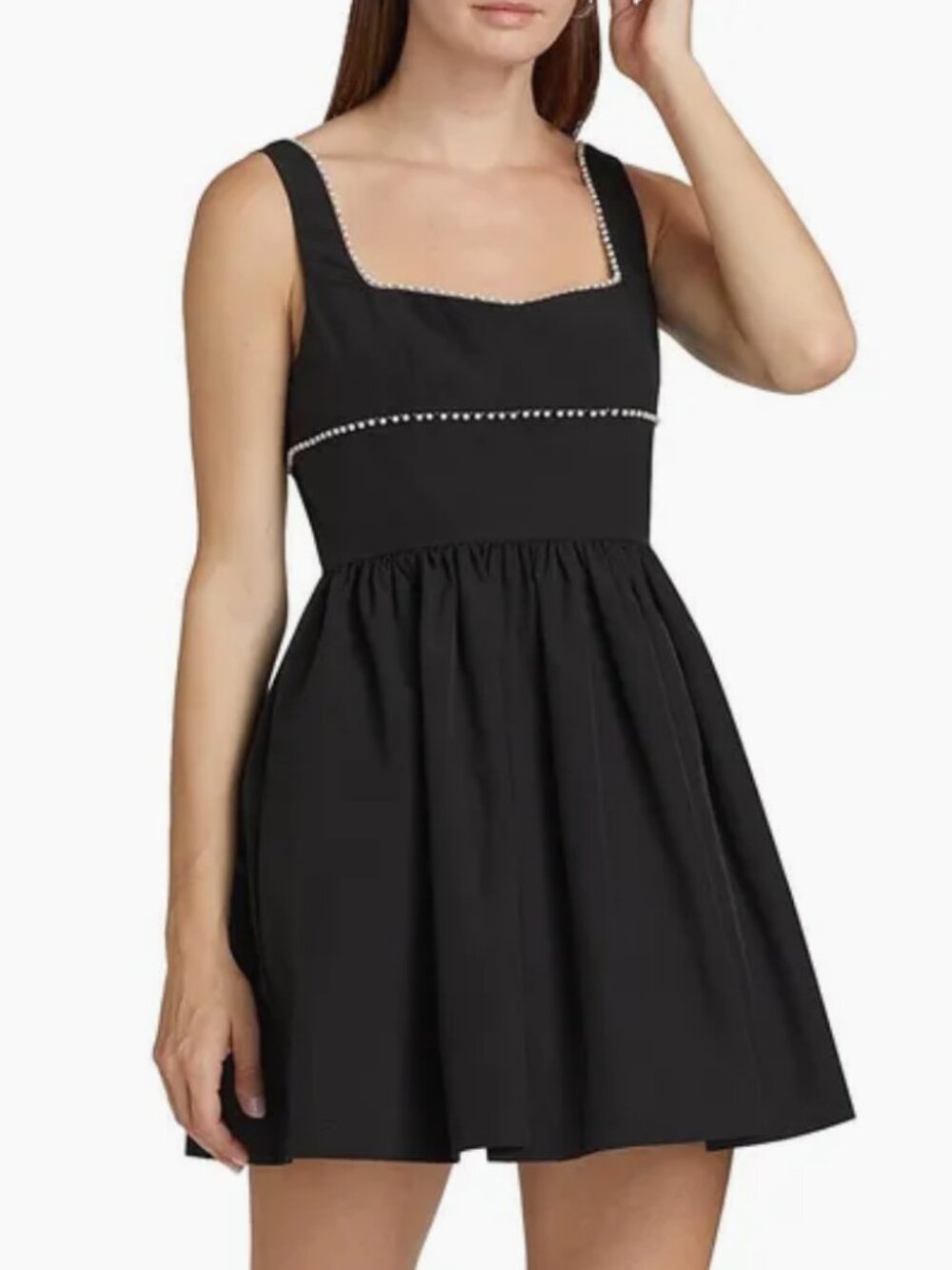 Amanda Uprichard Basilia Faux Pearl Minidress